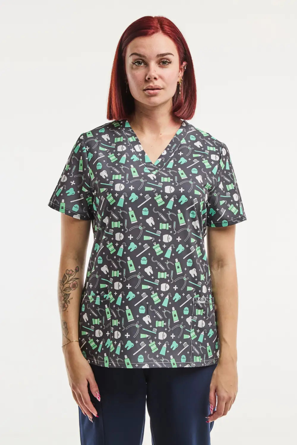 Aelin Paris Soin de Sourire tunique médicale femme stretch