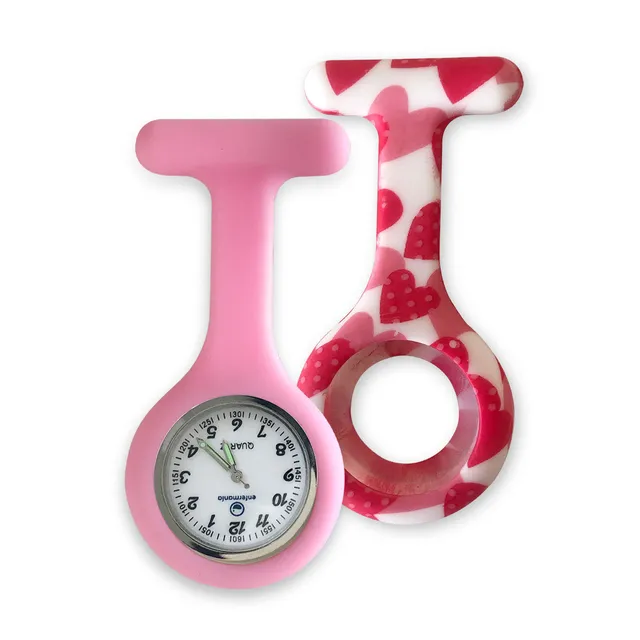 Enfermania Pack Montre Silicone Rose Housse Extra Infirmière