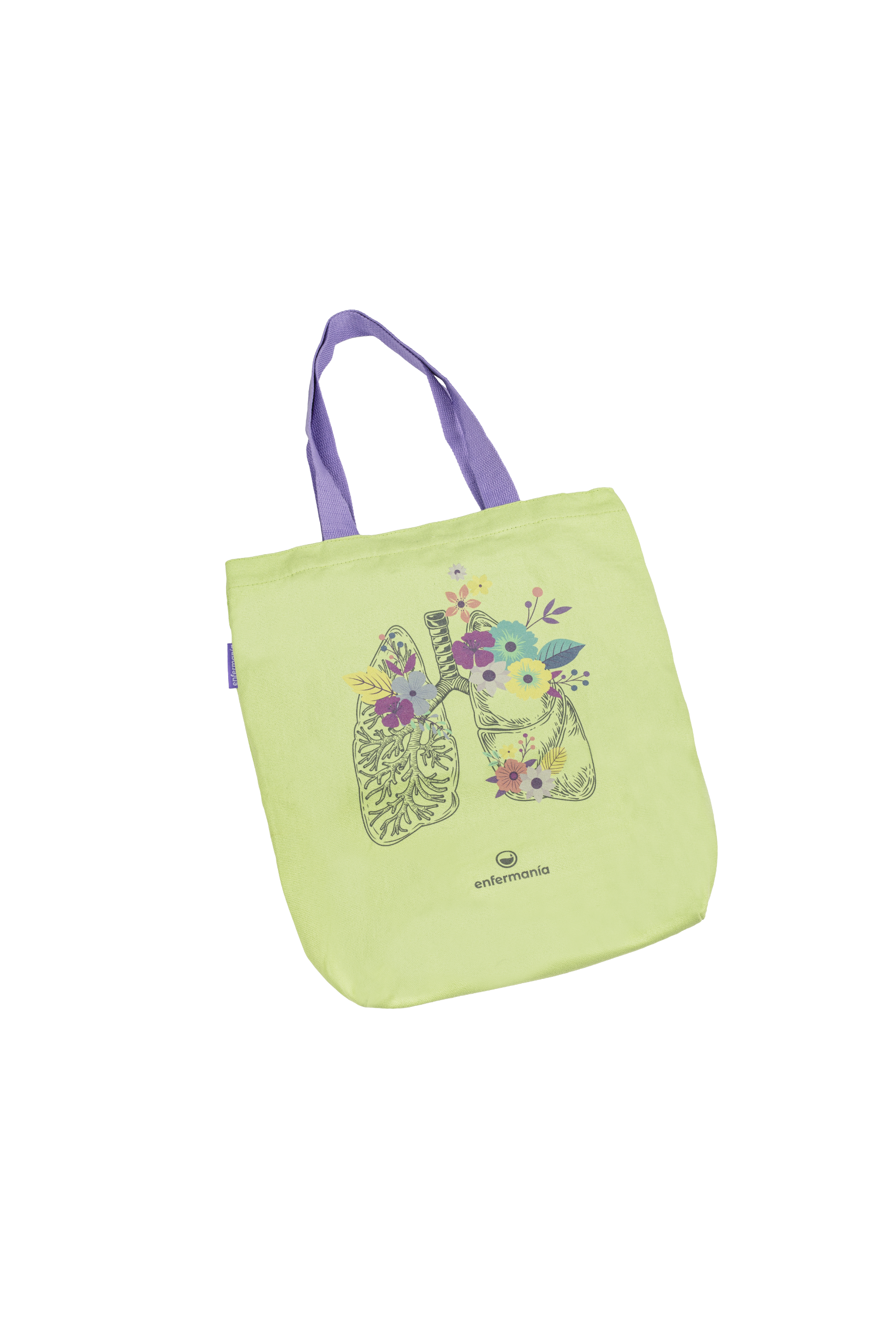 Enfermania Organes tote bag coton 37x40 Corail