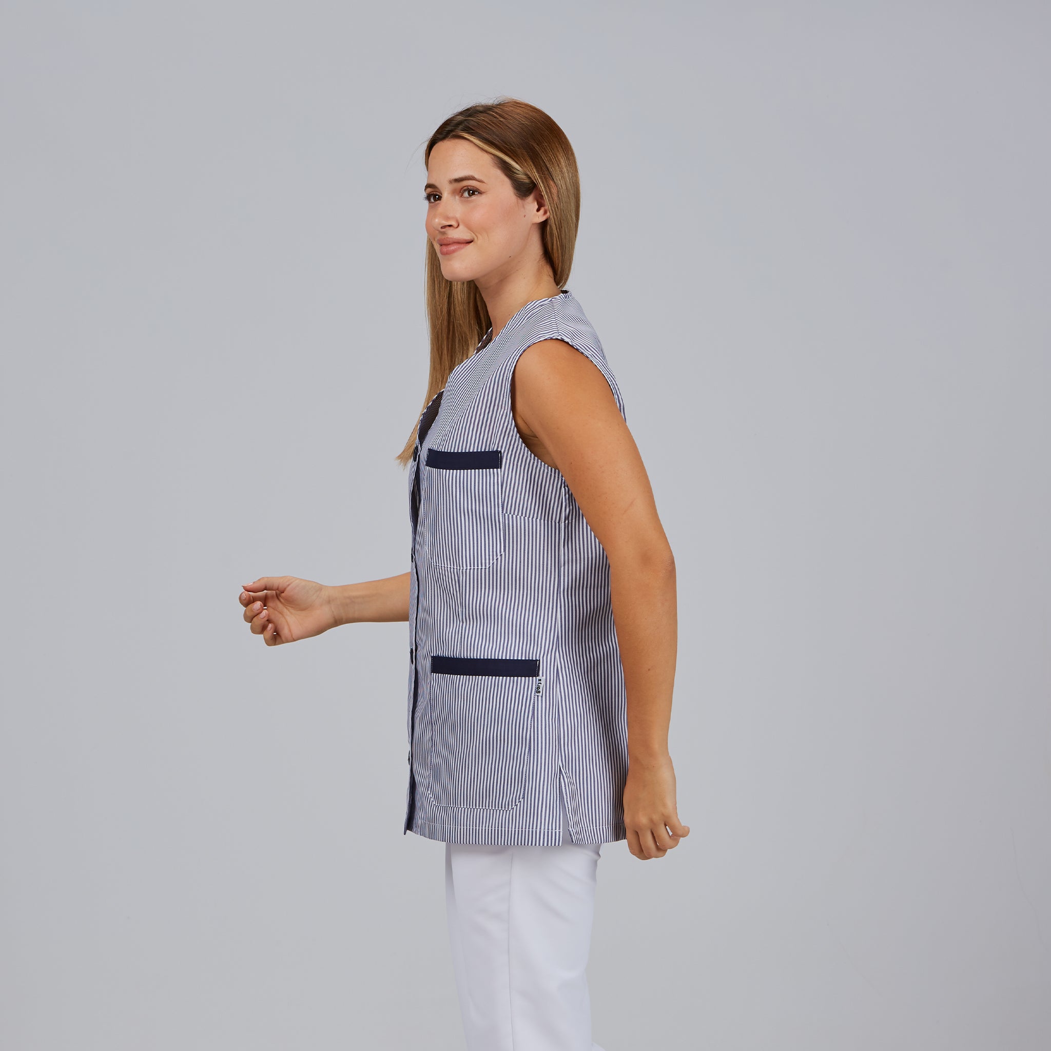 Gary's Vichy blouse femme sans manches vichy