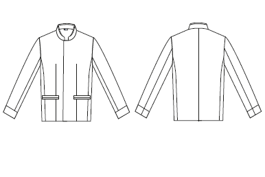 Gary's Duarte veste homme recyclée sable M hôtellerie