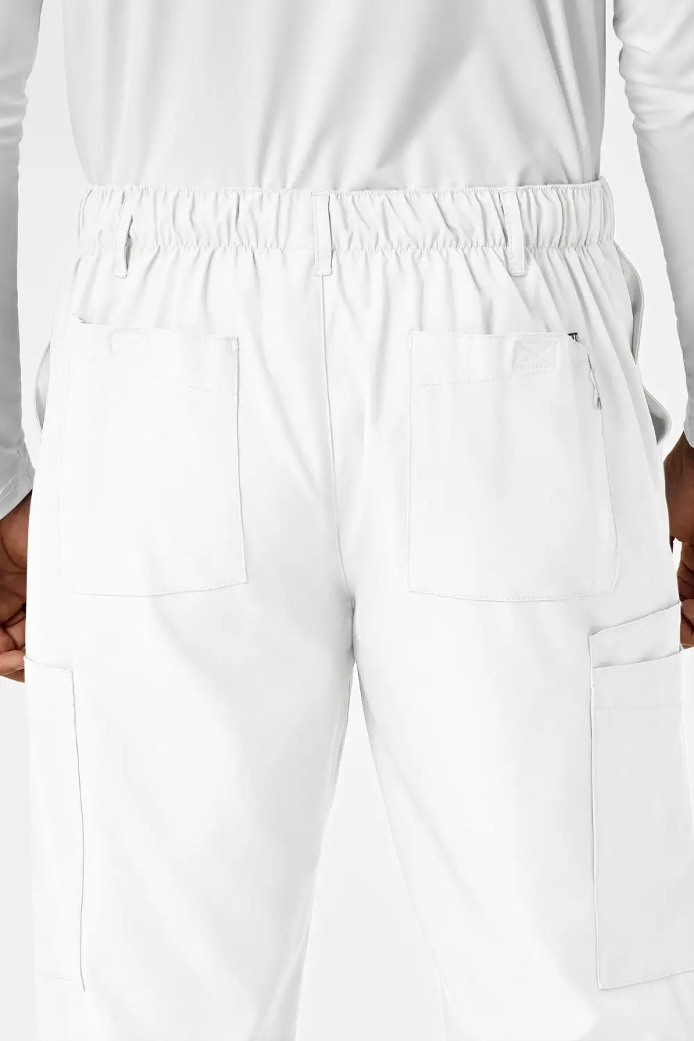 Aelin LUCA W123 pantalon de bloc homme blanc microfibre