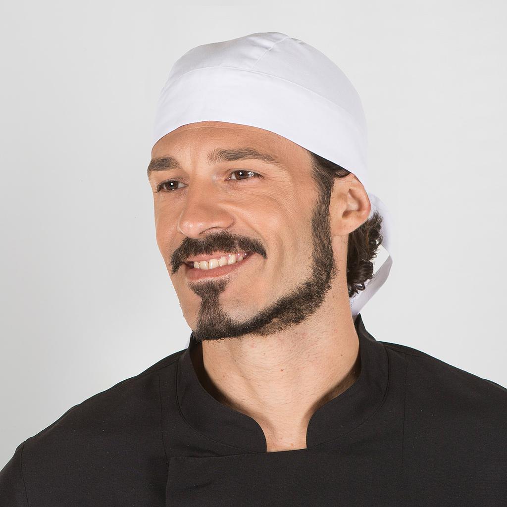 GARY'S Pirate bandana cuisine réglable noir taille unique