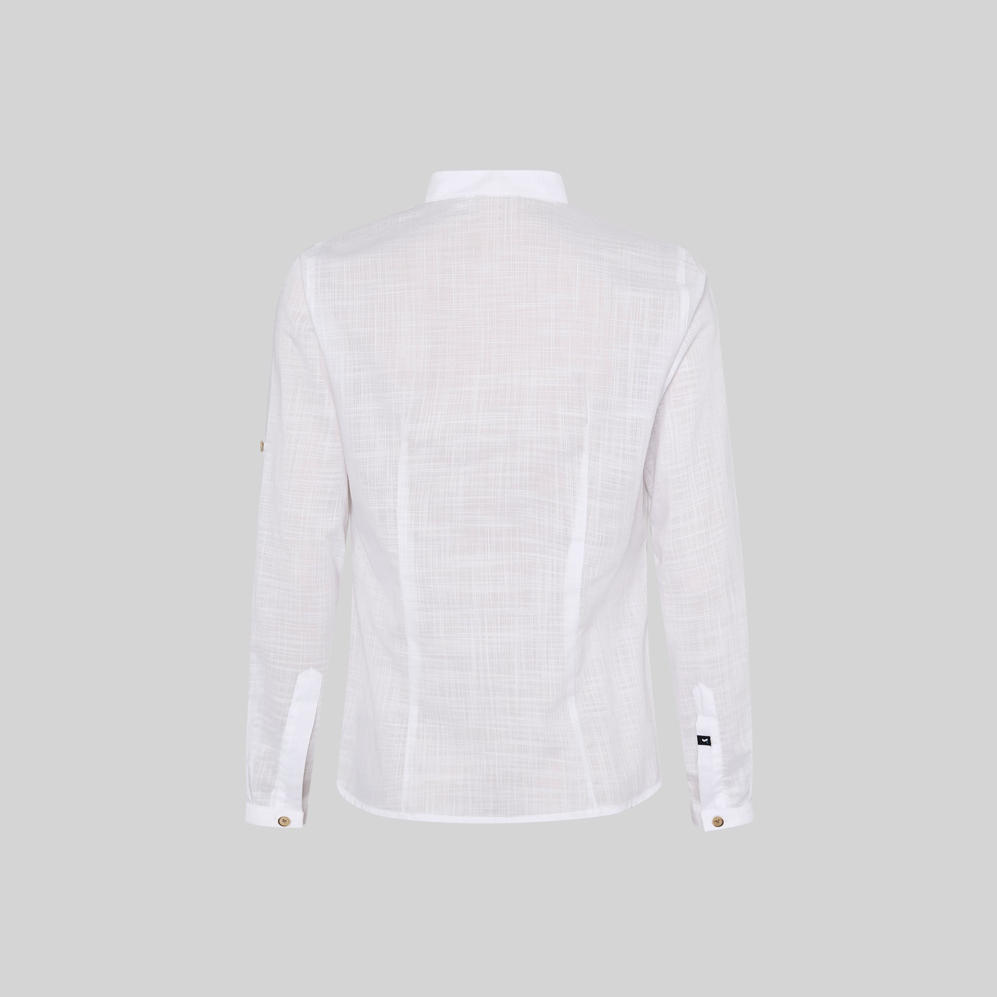 GARY'S Flora chemise femme blanche lin manches longues