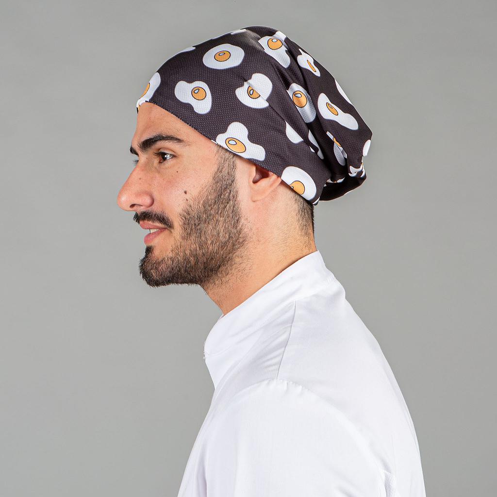 GARY'S Bandana imprimé cuisine gris araignée UD