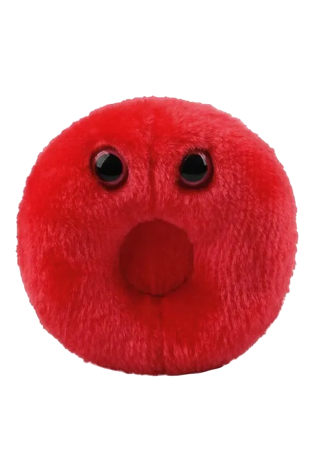 Enfermania Regalos GiantMicrobes peluche hématie globule rouge