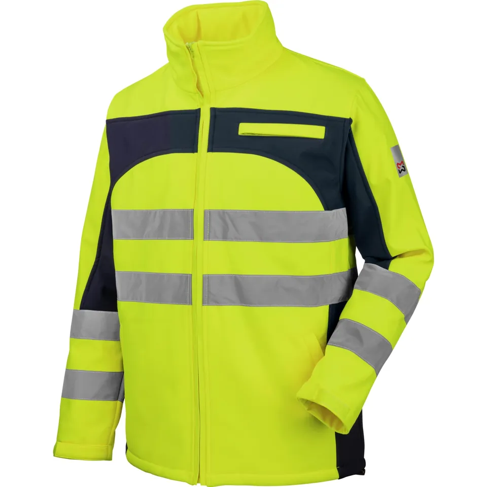 Würth MODYF Fluo softshell haute-visibilité jaune coupe-vent