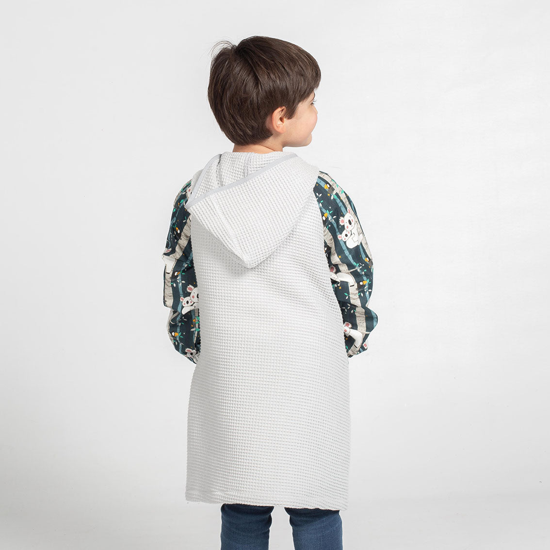 Gary's Koala tablier enfant coton gris perla 4 ans