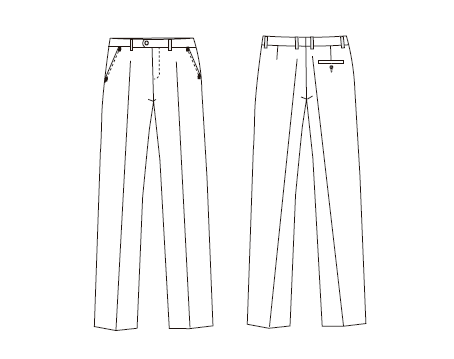 Gary's Pants pantalon homme Comfort noir sans pinces