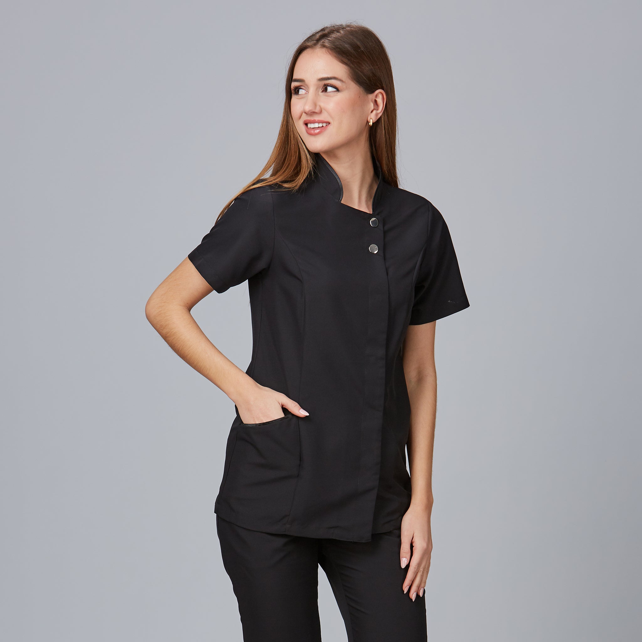 Gary's Blouses Maldivas blouse femme noire microfibre