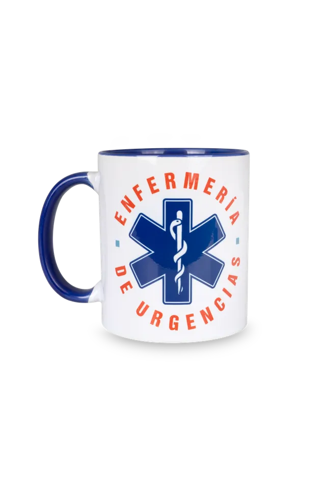 Enfermania Regalos mug céramique Urgences bleu marine 350 ml