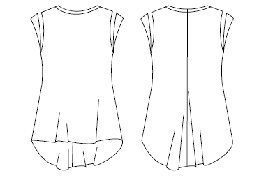 Gary's Ibiza Tunique femme blouse noire manches courtes