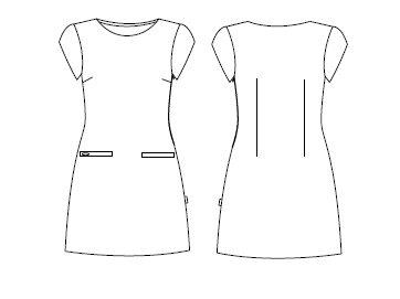 Gary's Dresses Capri robe blanche femme microfibre XS