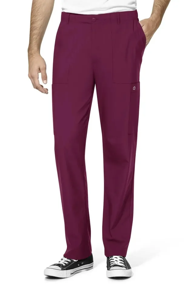 Aelin LUCA W123 pantalon de bloc Bordeaux homme stretch