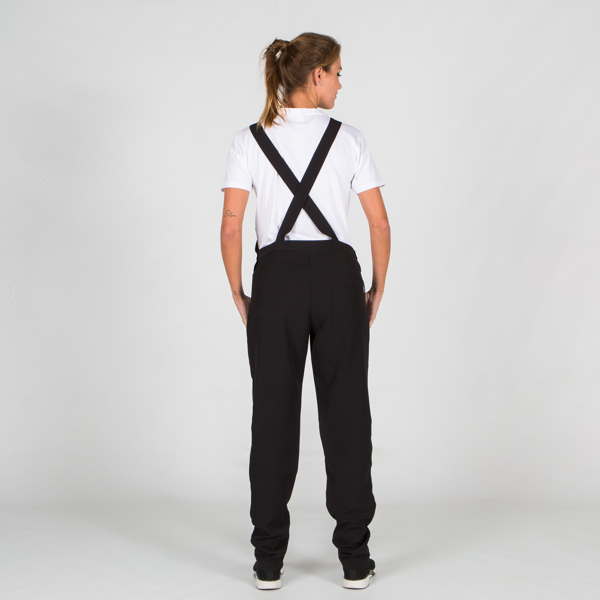 Gary's Artea Salopette Travail Femme Noire Stretch