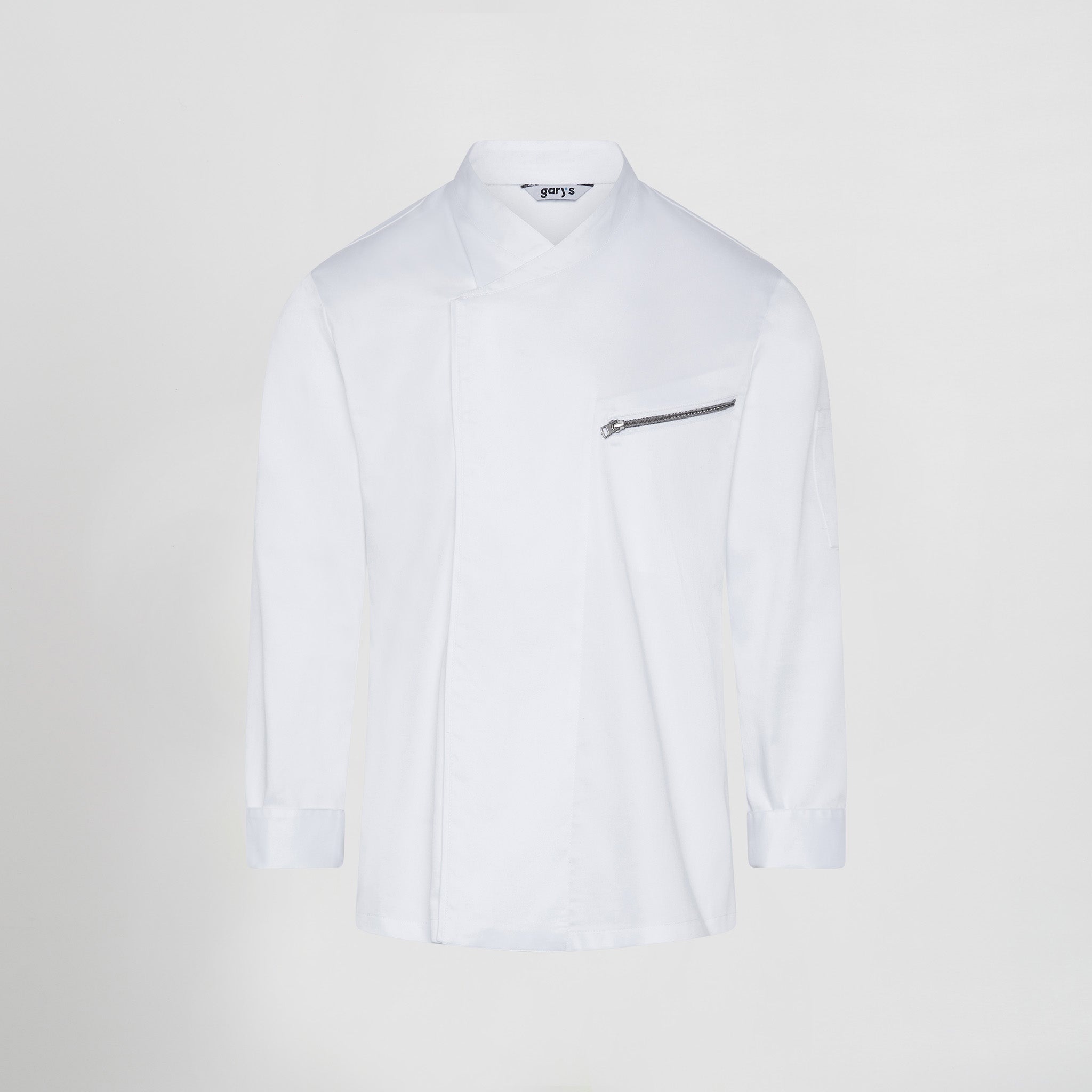 GARY'S Chef Jackets Vico veste cuisine noire satin coton