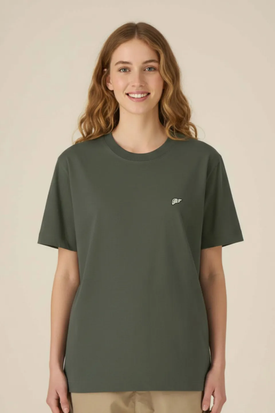 Aelin Slimfit NEW T-shirt coton hépatologie heavy