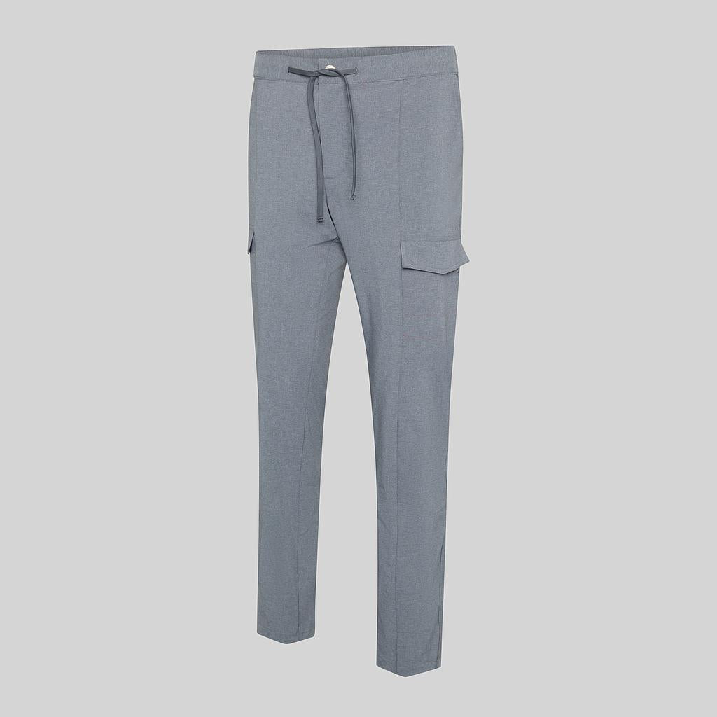 GARY'S pantalon unisexe gris perle poches stretch élastique