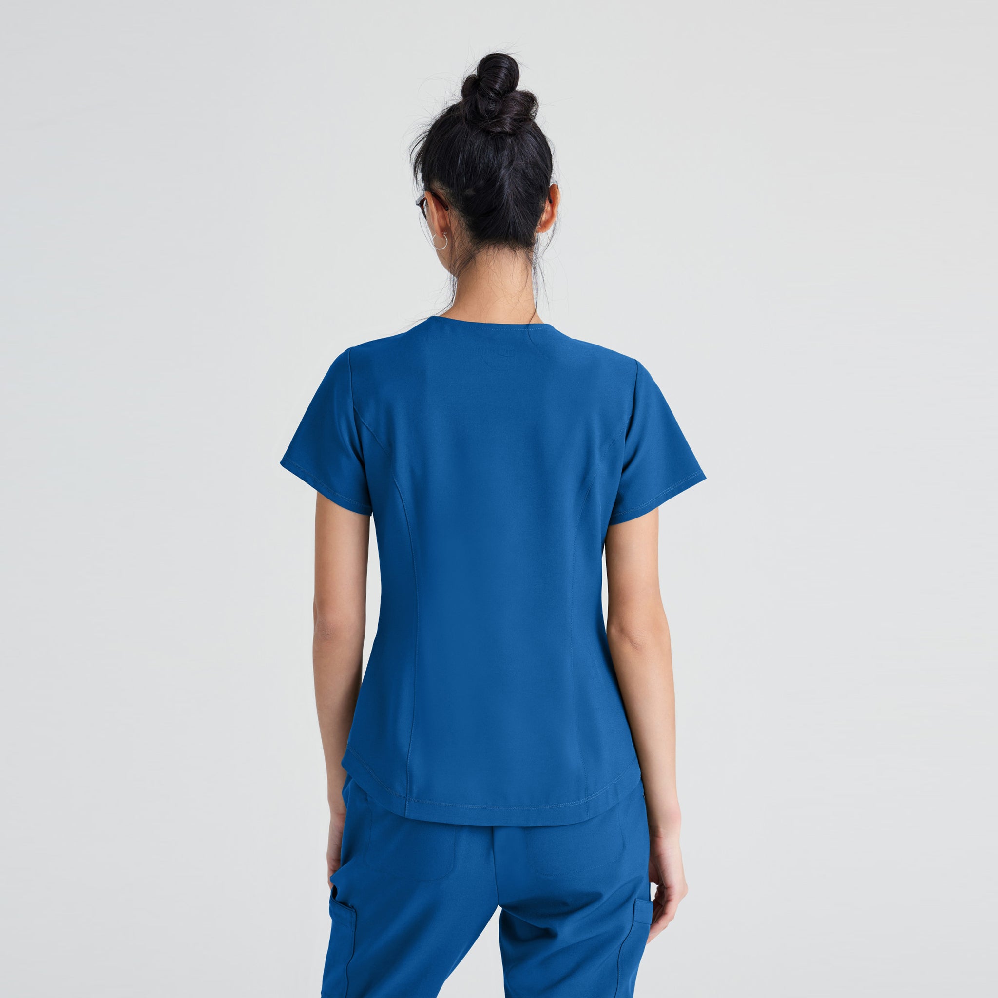 GARY'S Rhythm Top blouse médicale femme noire stretch