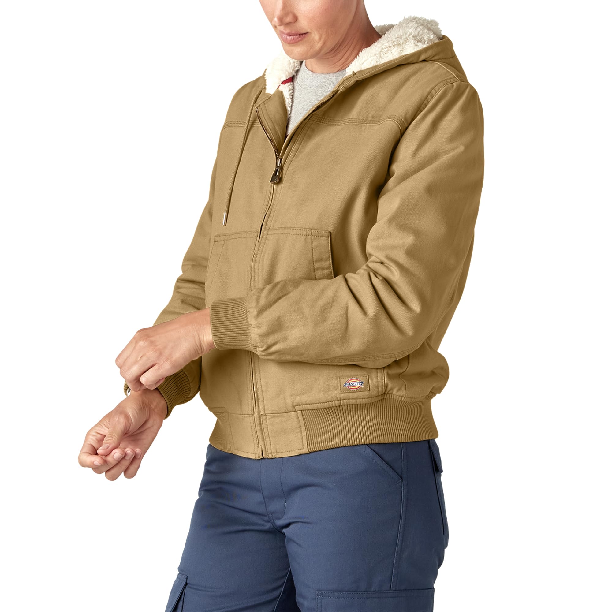 Dickies Duck Canvas veste hiver femme noire polaire