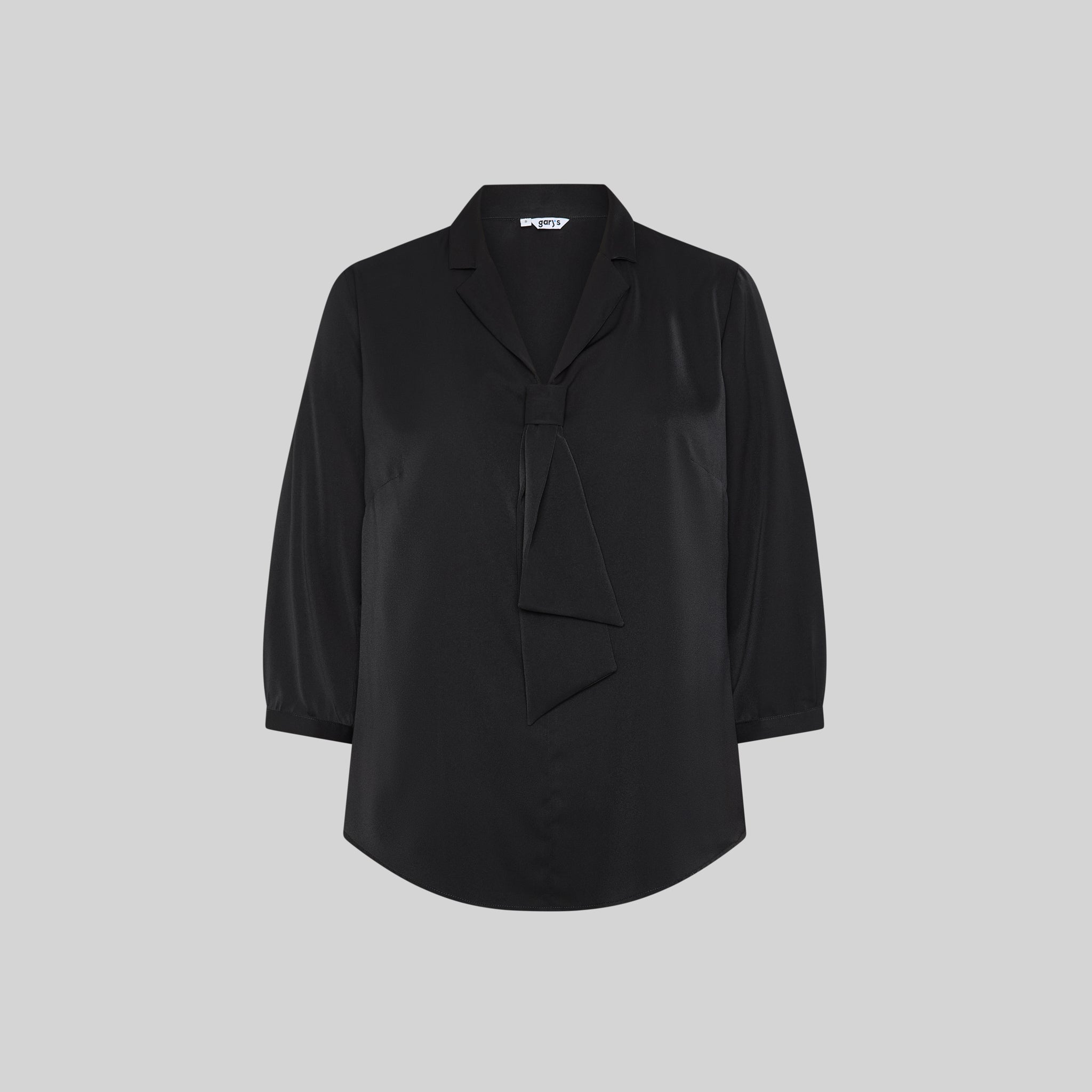 GARY'S Flavia chemisier blouse femme col lavallière stretch