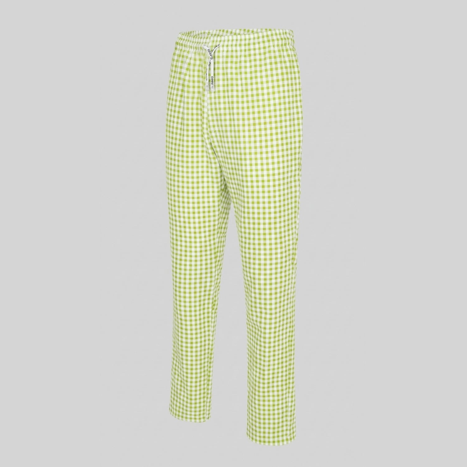 Gary's pantalon cuisine vichy noir cordon unisexe
