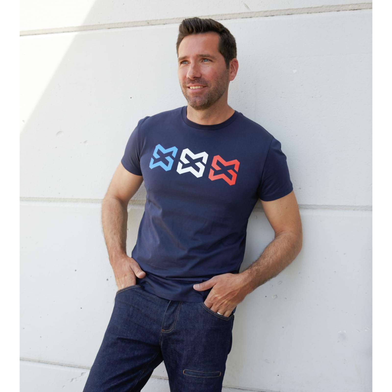 Würth MODYF Made in France tee-shirt marine coton peigné