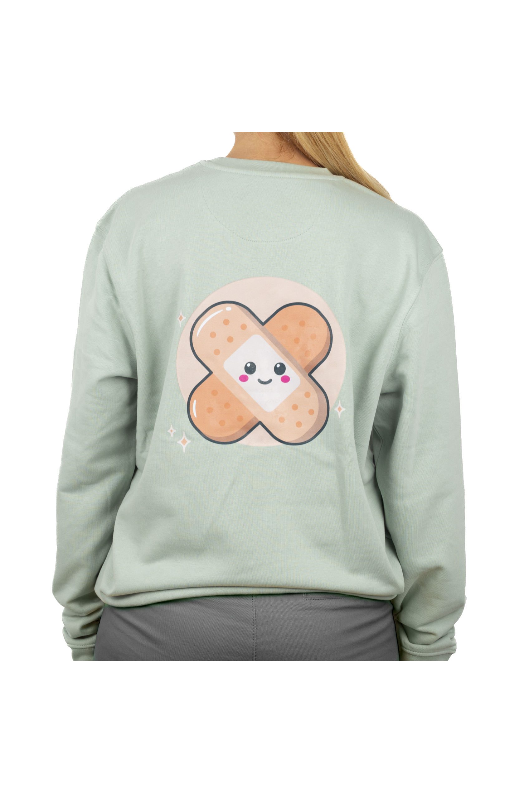 Enfermania Ropa sweat vert sanitaire coton bio taille S