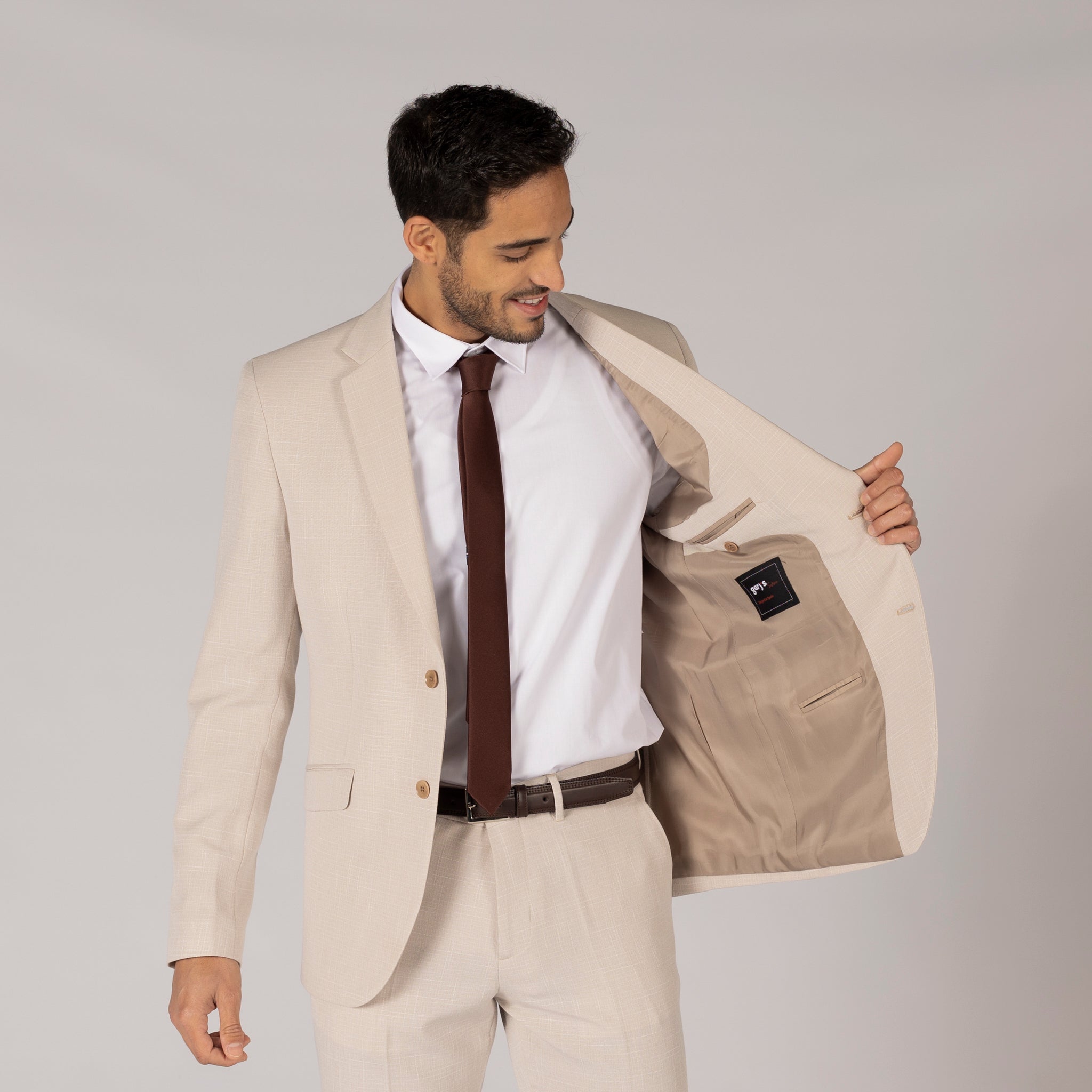 Gary's blazer homme 2 boutons slim marine