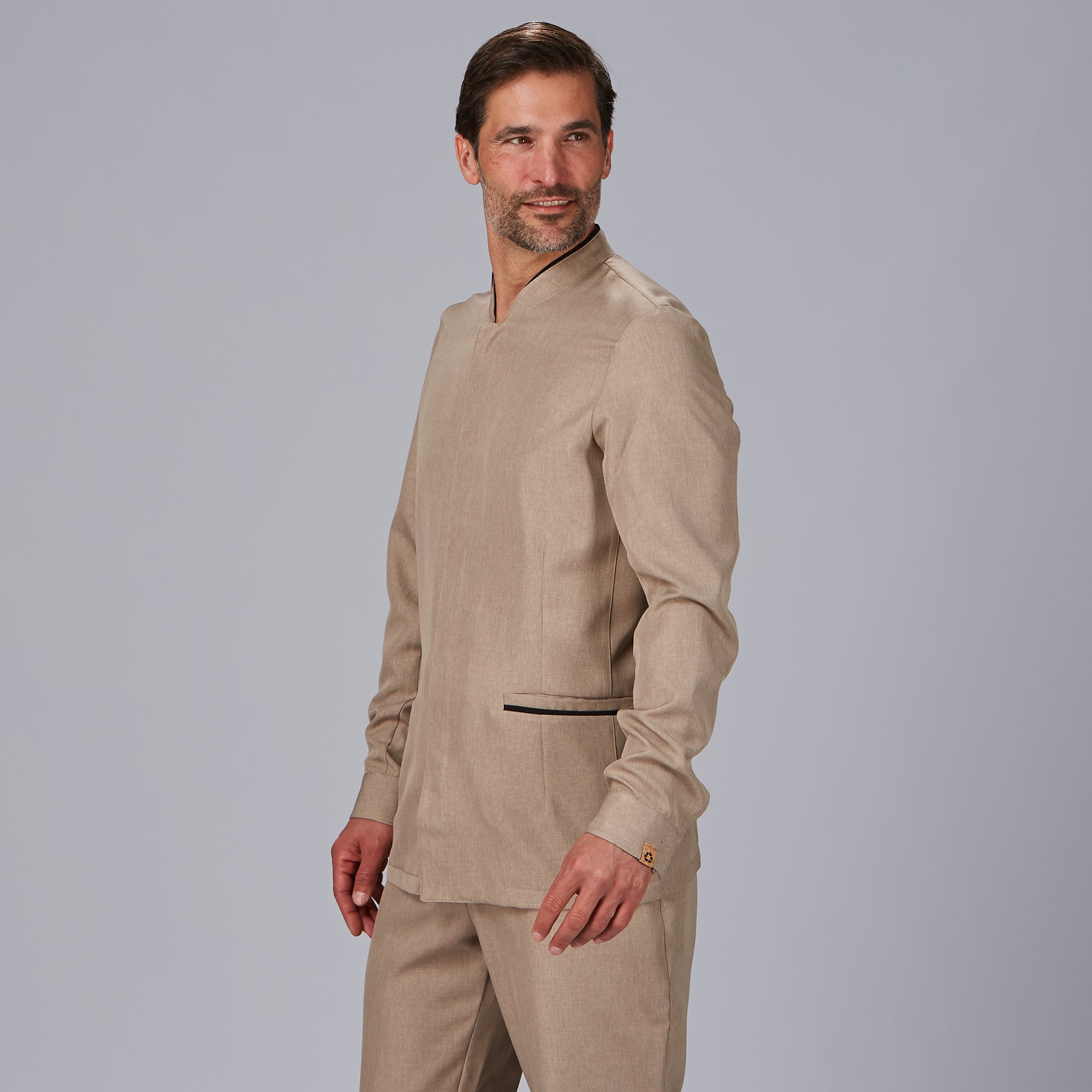 Gary's Duarte veste homme recyclée sable M hôtellerie