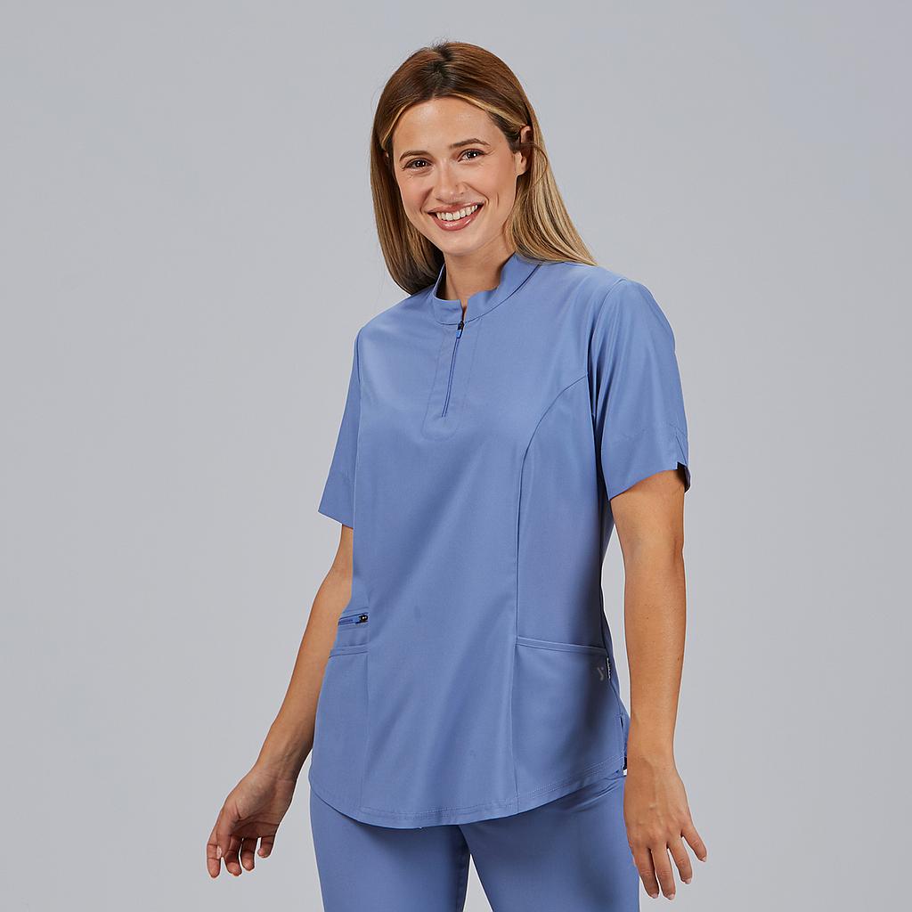 Gary's Mara blouse médicale femme noir XS zip