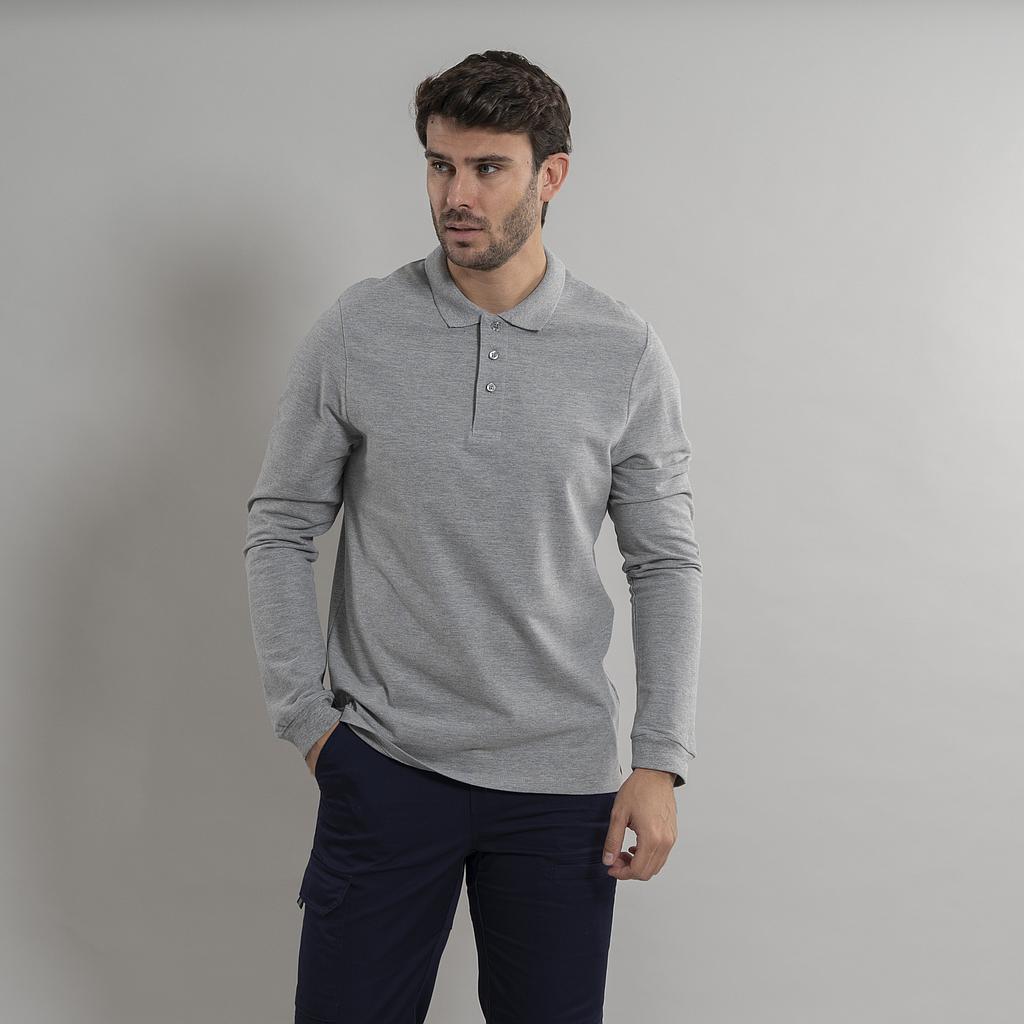 GARY'S Bellver polo homme noir M coton 3 boutons