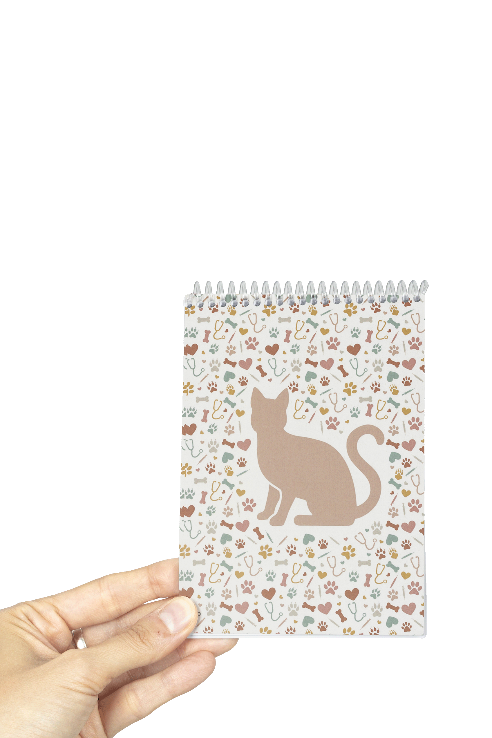 Enfermania Papelería Libreta A6 carnet spirale Vets 50 pages