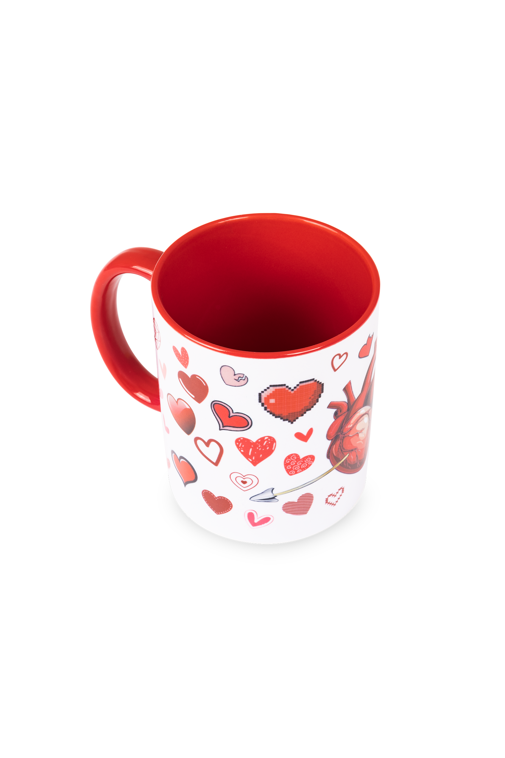 Enfermania Regalos Amor Propio mug céramique rouge 350 ml