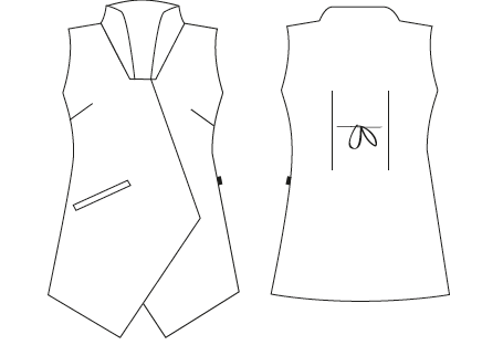Gary's Blouses tunique Acuarelas noire imprimé