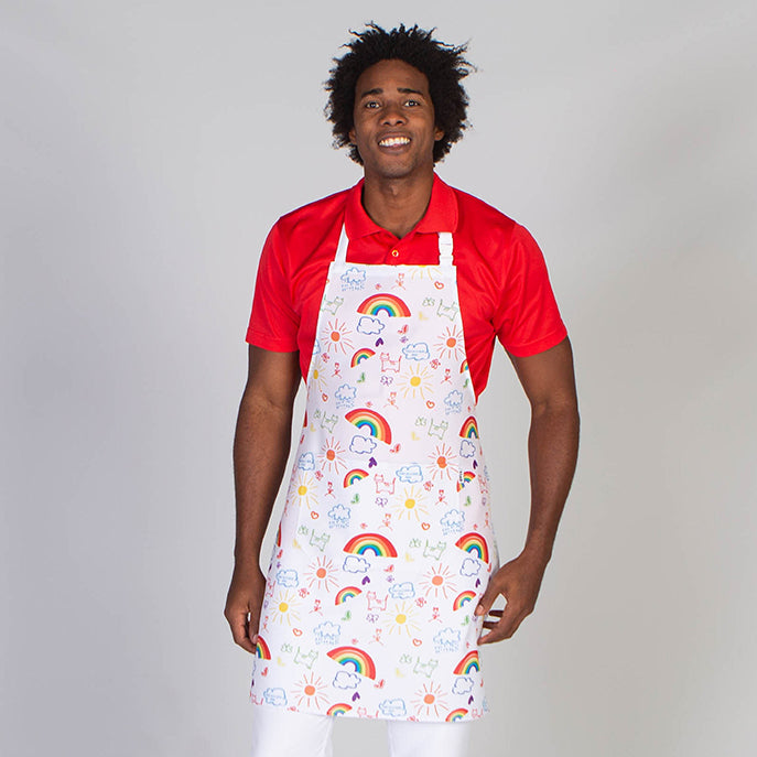 Gary's Todo Va A Salir Bien tablier cuisine Arcoiris poche