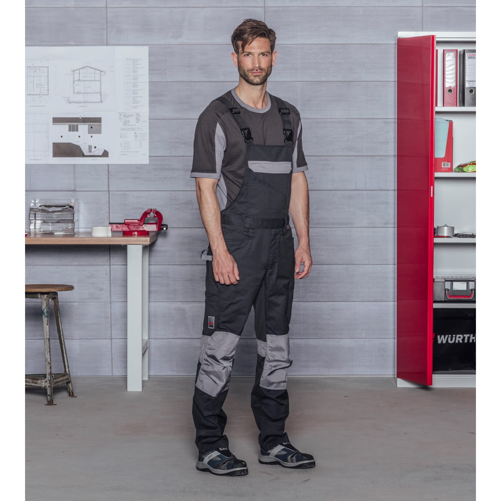 Würth MODYF Cetus tee-shirt anthracite/gris L respirant