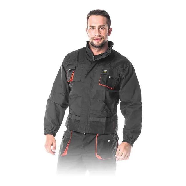 Reis Foreco-J veste travail L acier-noir-orange 260g