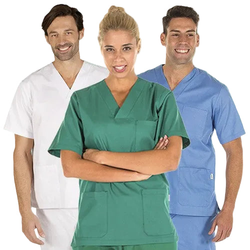 Enfermania Ropa blouse médicale col V blanc M