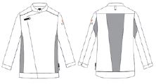 GARY'S Hubal veste chef unisexe noir T400 Coolmax