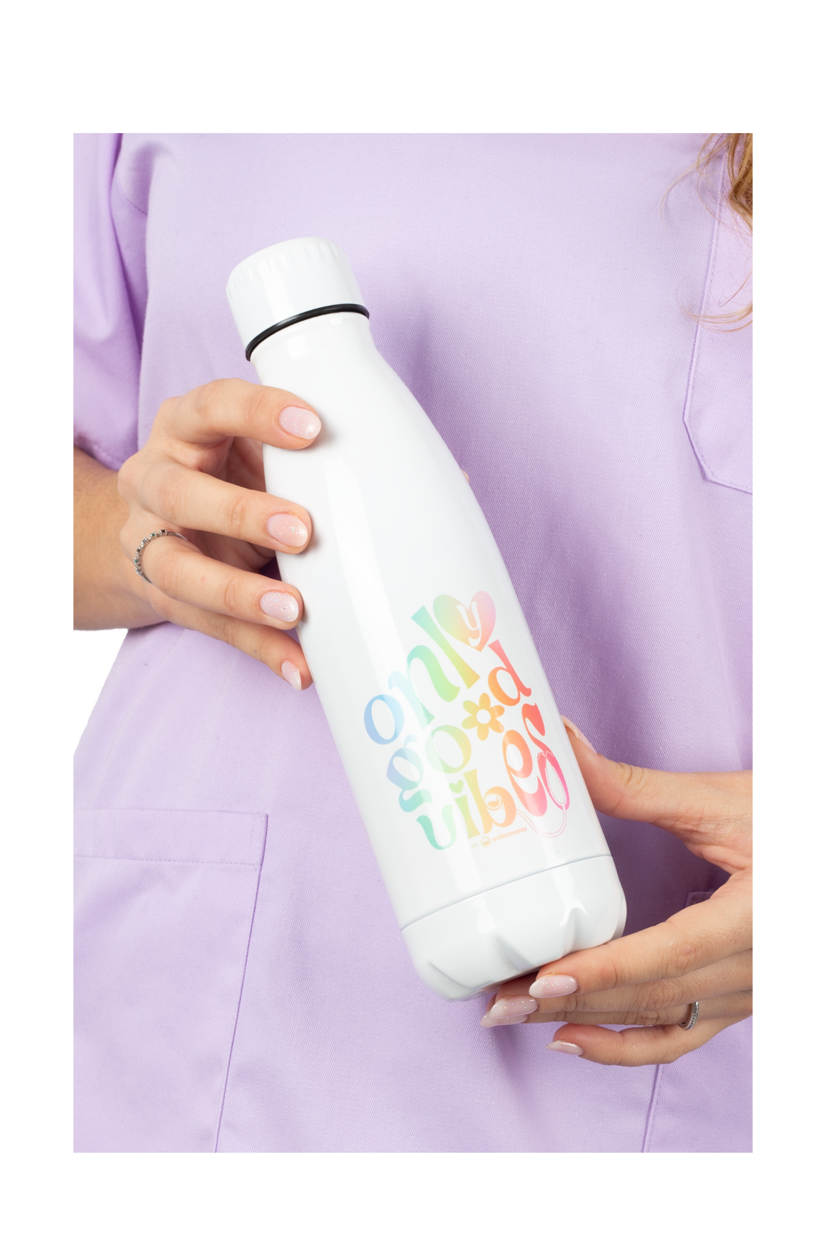 Enfermania Good Vibes bouteille réutilisable 700 ml imprimée