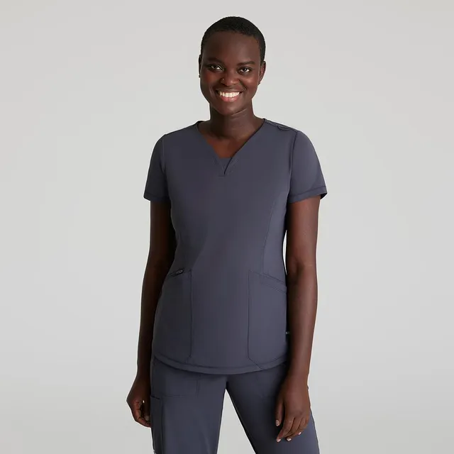 Gary's Serene Top blouse médicale noir stretch