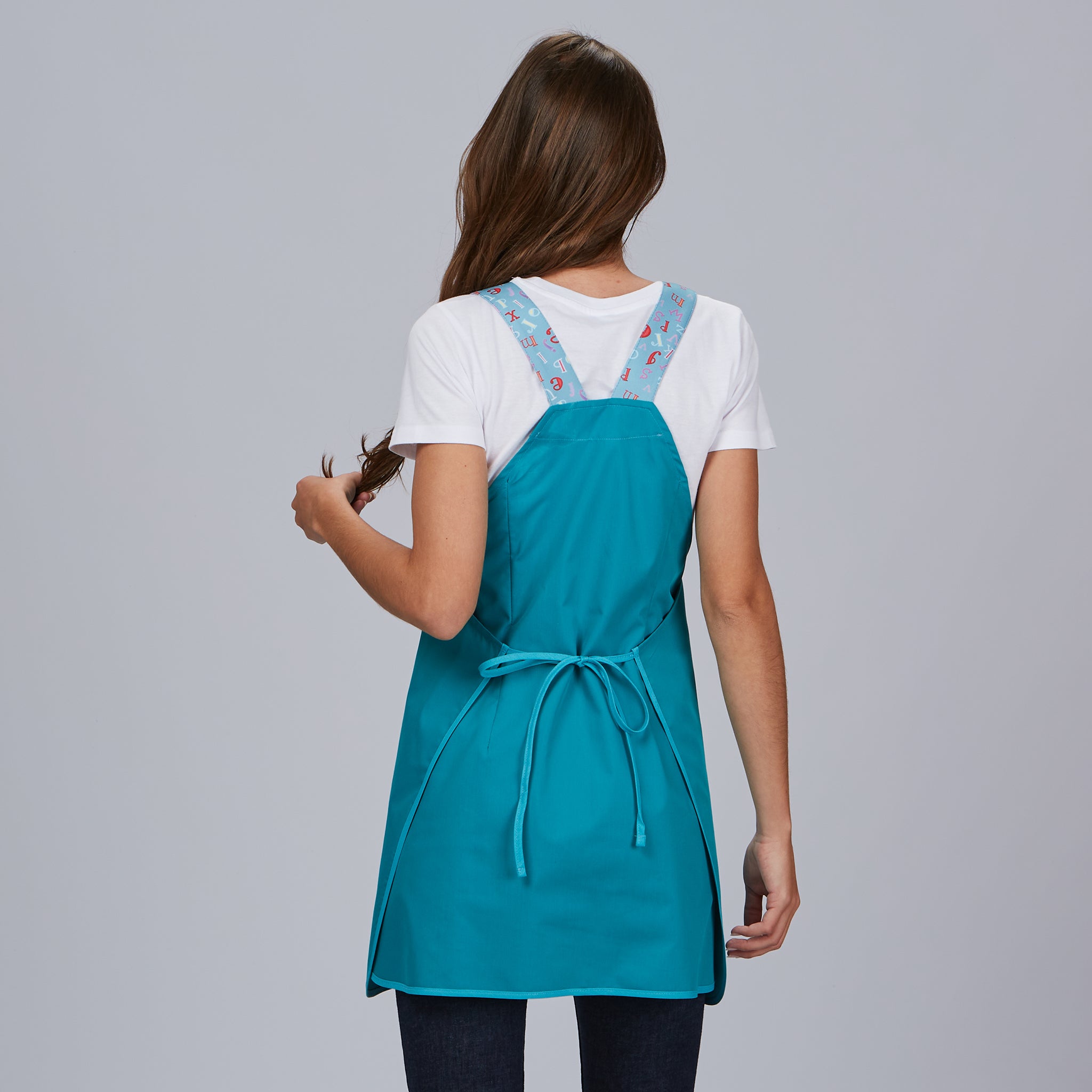 Gary's ABC tabard enfant vert eau lettres