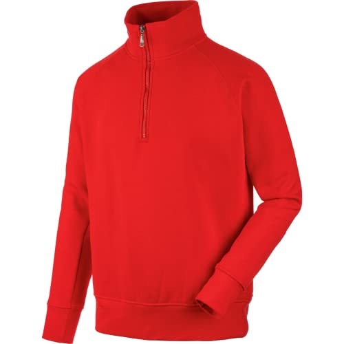 Würth MODYF Job+ Sweat 1/4 Zip Rouge XS Vêtement de Travail
