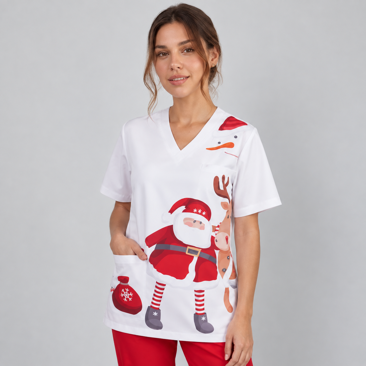 Gary's Feliz Navidad blouse unisexe sapin taille M