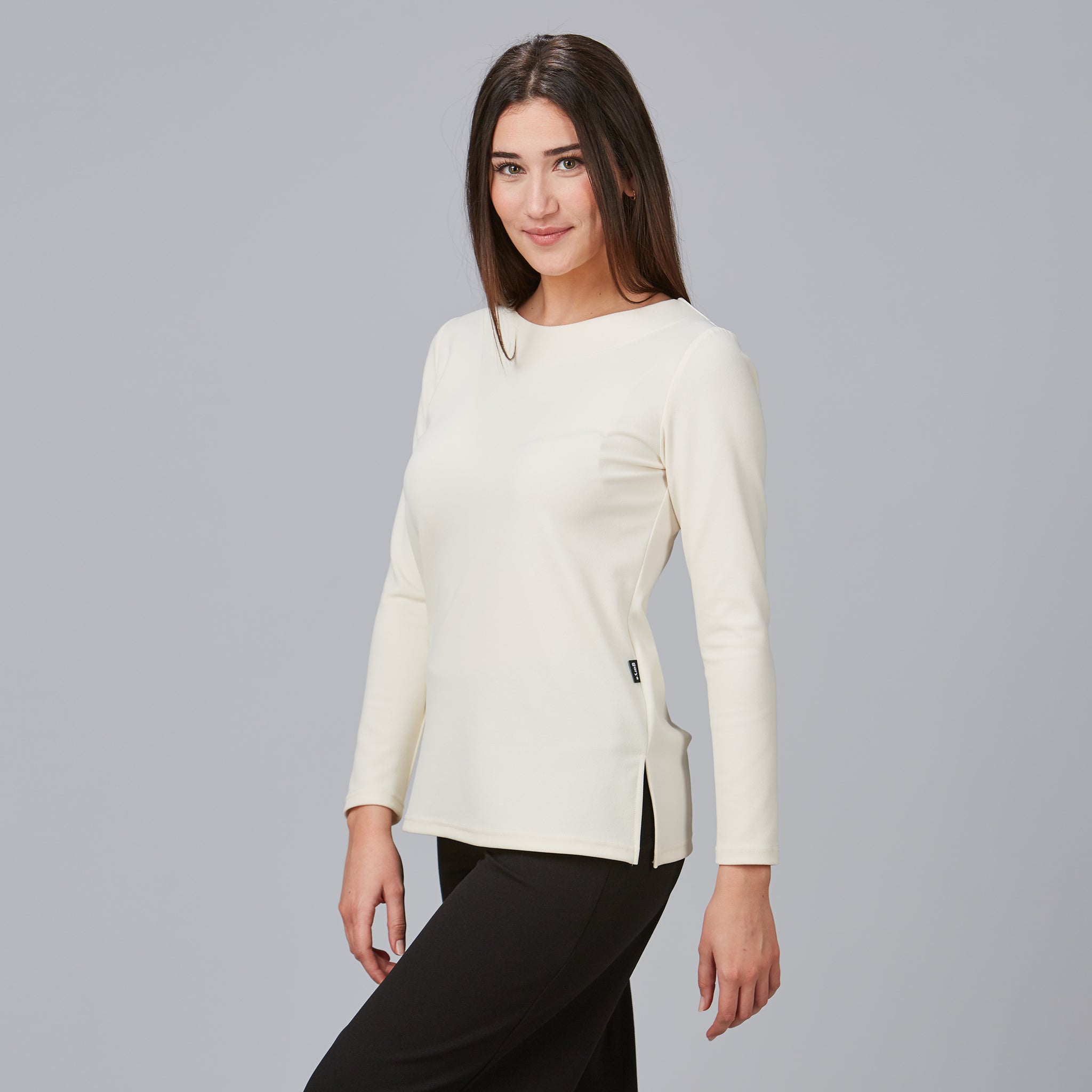 Gary's Robinia t-shirt femme col bateau noire S