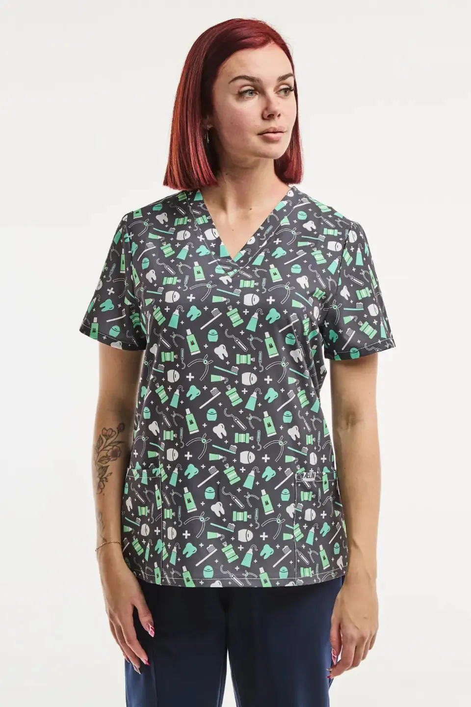 Aelin Paris Soin de Sourire tunique médicale femme stretch