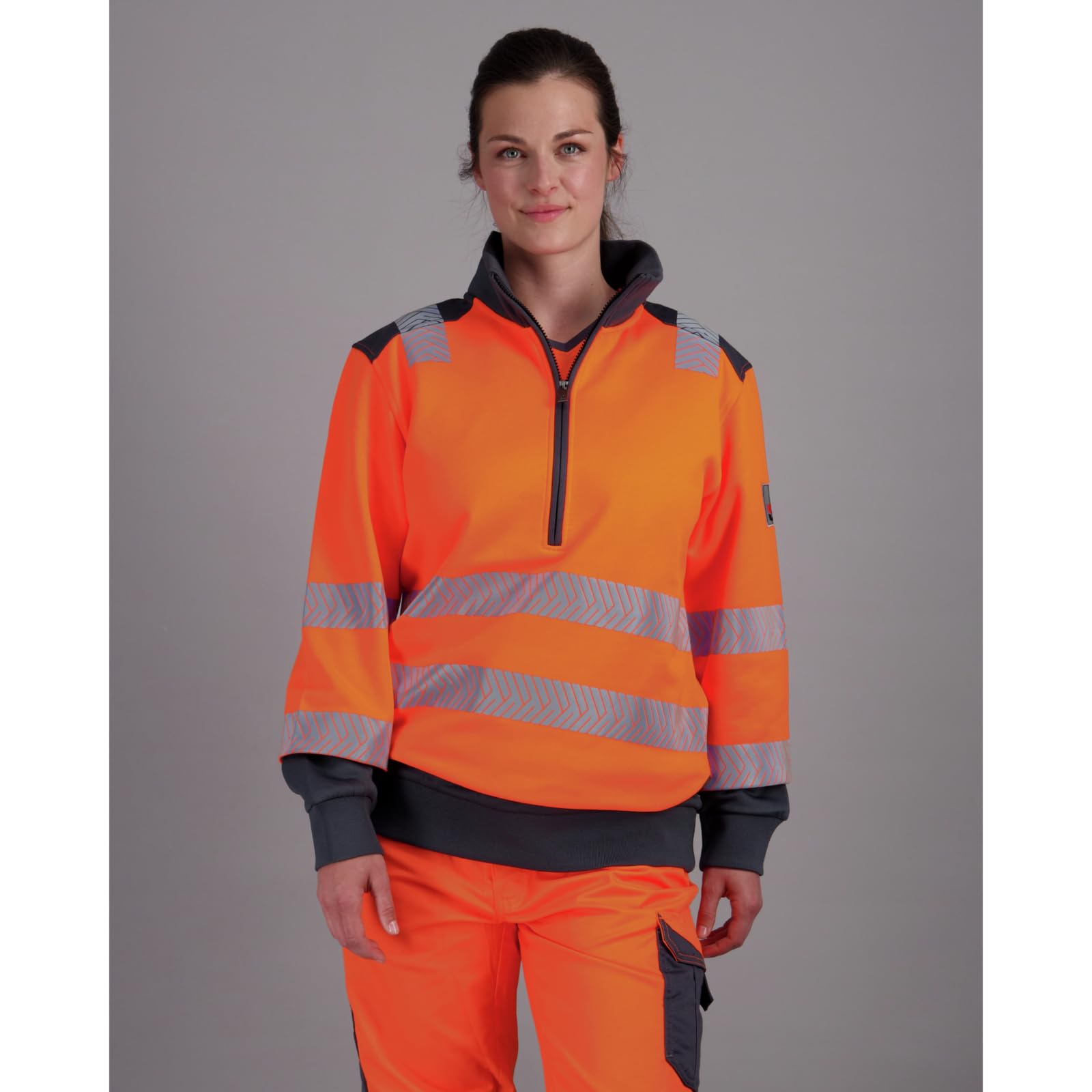 Würth MODYF Fluo sweat zippé haute visibilité orange taille M