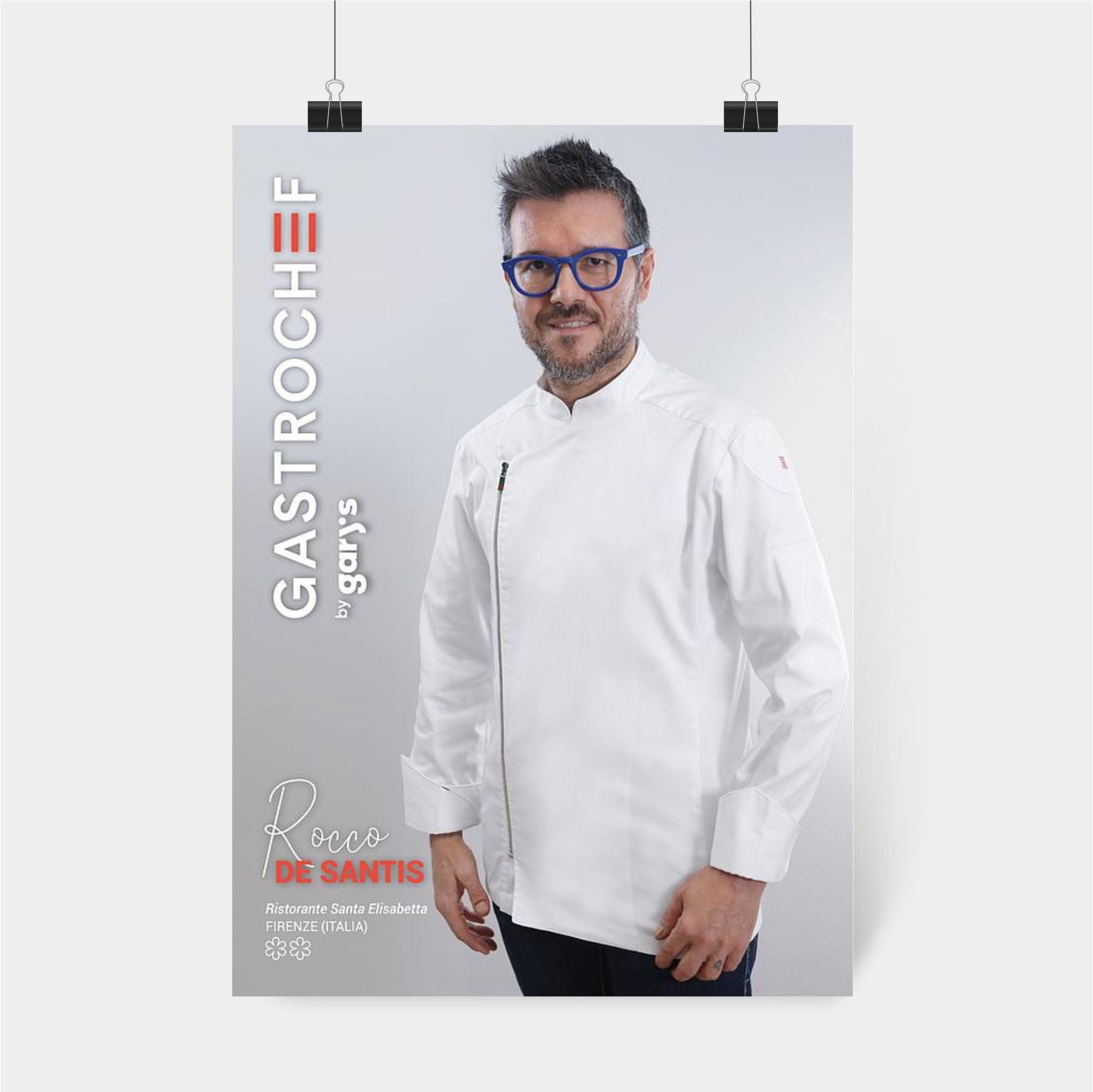 GARY'S Gastrochef poster Rocco de Santis A2 couleur