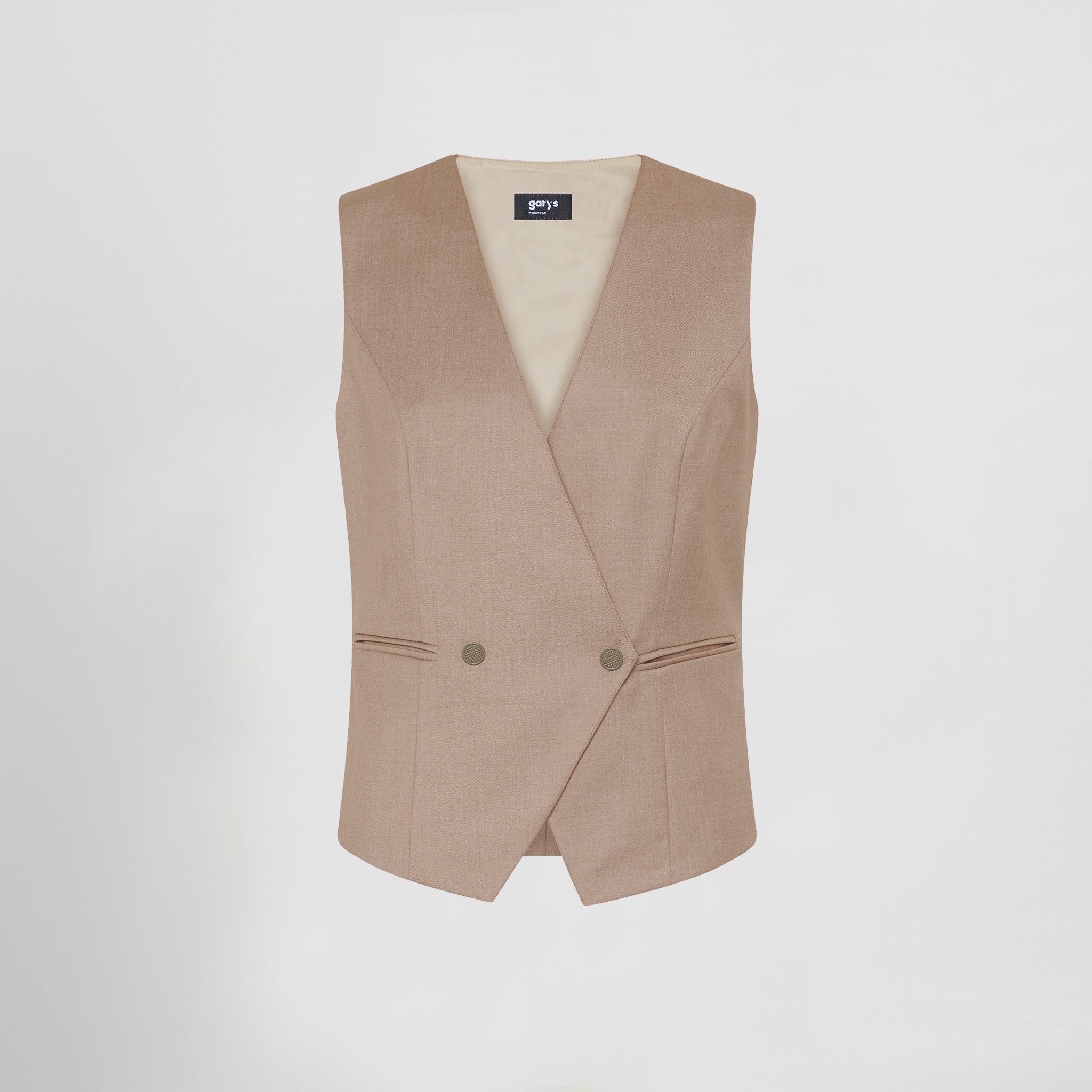 Gary's Bazan gilet travail femme croisé marine
